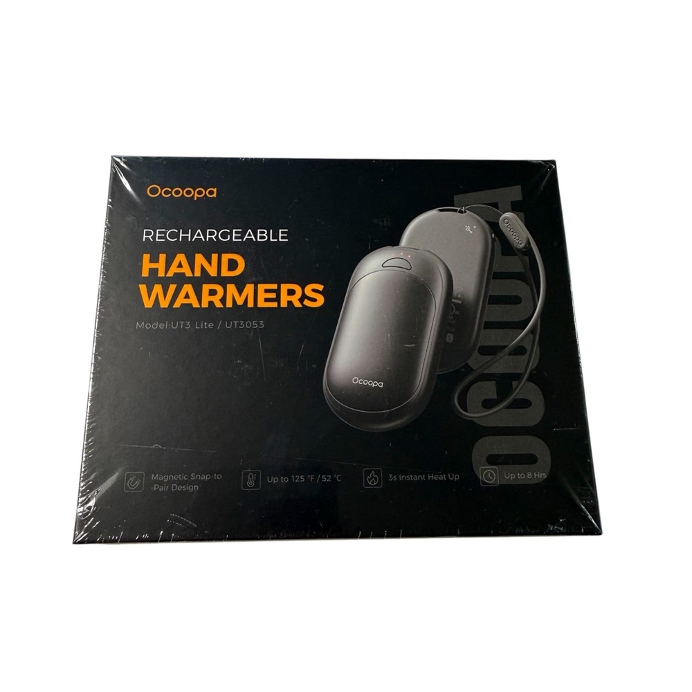 Ocoopa UT3 Lite Magnetic Rechargeable Hand Warmers Set of 2 NIB New Unopened